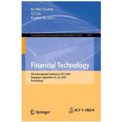 Financial Technology, Fachbücher von Qi Cao, Ruidan Su, Ke-Wei Huang