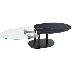 Akante Couchtisch Oletta Keramik Marquina