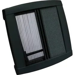 MPK Modell 49P Innenrahmen mit Doppelplissee schwarz ohne LED-Beleuchtung