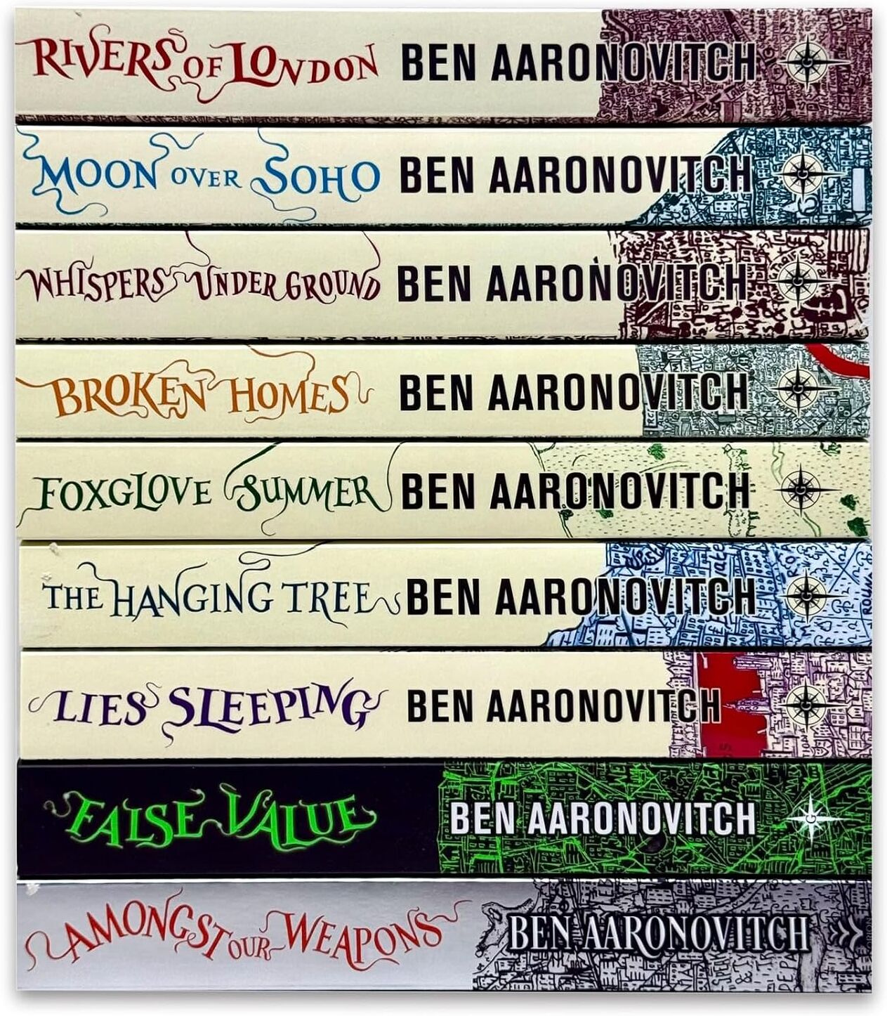 Gollancz Rivers of London 9 Books Collection Set by Ben Aaronovitch - Paperback - Peter Grant Urban Fantasy Crime Series -