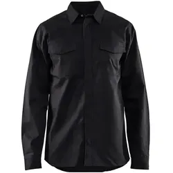Flammschutz Arbeitshemd "3226" - 3XL - schwarz