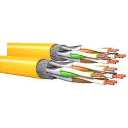 KERPEN DATACOM MegaLine F10-130 Kat.7A 8P S/FTP AWG22 gelb F10-130 DX-Dca-T500