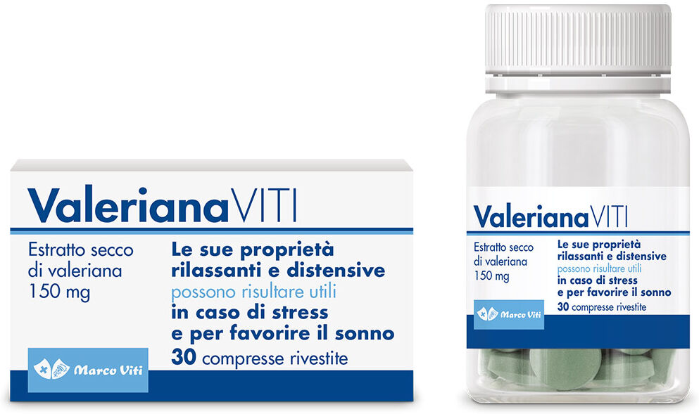 MARCO VITI FARMACEUTICI SpA Marco Viti, Valeriana Viti, 30 Compresse