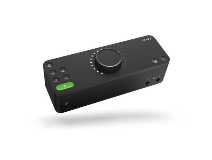 EVO 8 USB Audio Interface externe geluidskaart voor muziekproductie (4 in/ 4 uit, Smartgain, Smart Touchpoints, Loopback functie, 48V fantoomvoeding, 4 microfoons voorversterkers, Windows/Mac/iOS)