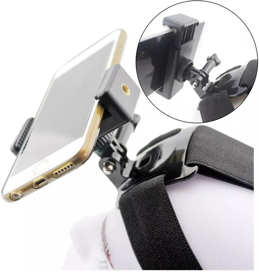 INF Bandeau pour caméra GoPro et téléphone portable