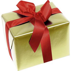 Folia Geschenkpapier R 1, Alufolie, gold, einseitig kaschiert, 50cm x 10m