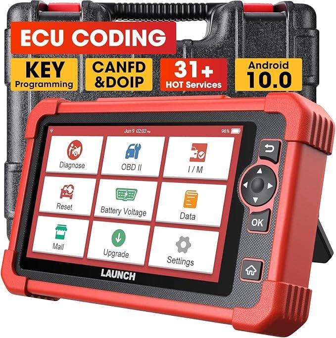 Pro Level obd2 Diagnosegerat Auto für ALLE Systeme 31+ Service Reset Öl-Service EPB DPF Regeneration, IMMO Service, kfz Tester für Aktiver Test, ECU-Kodierung, CANFD, 2 Jahre Update