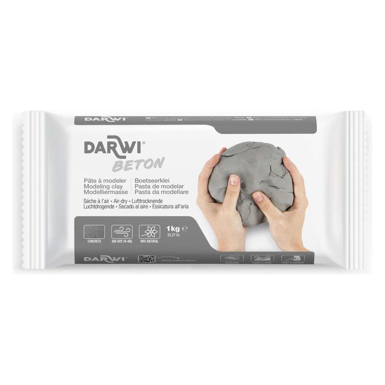 Darwi | Modelling clay Beton 1Kg (DA0821000000C)