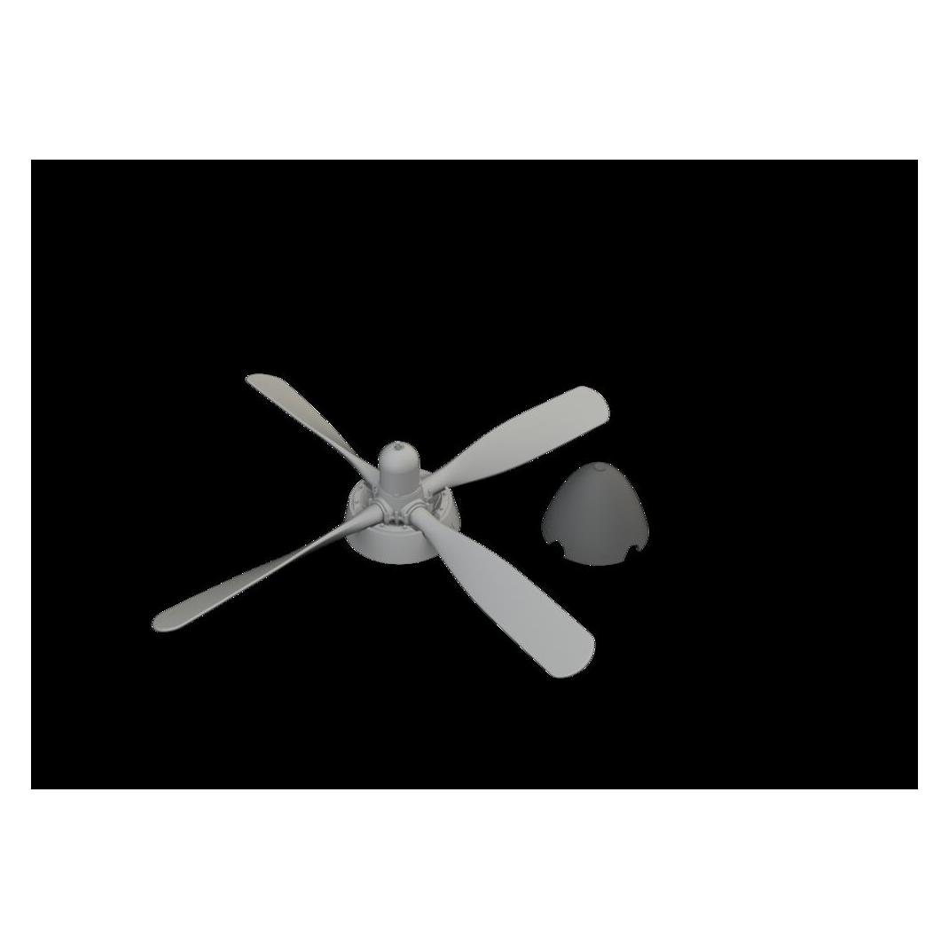 Eduard P-51D Hamilton Standard propeller uncuffed PRINT (672362)
