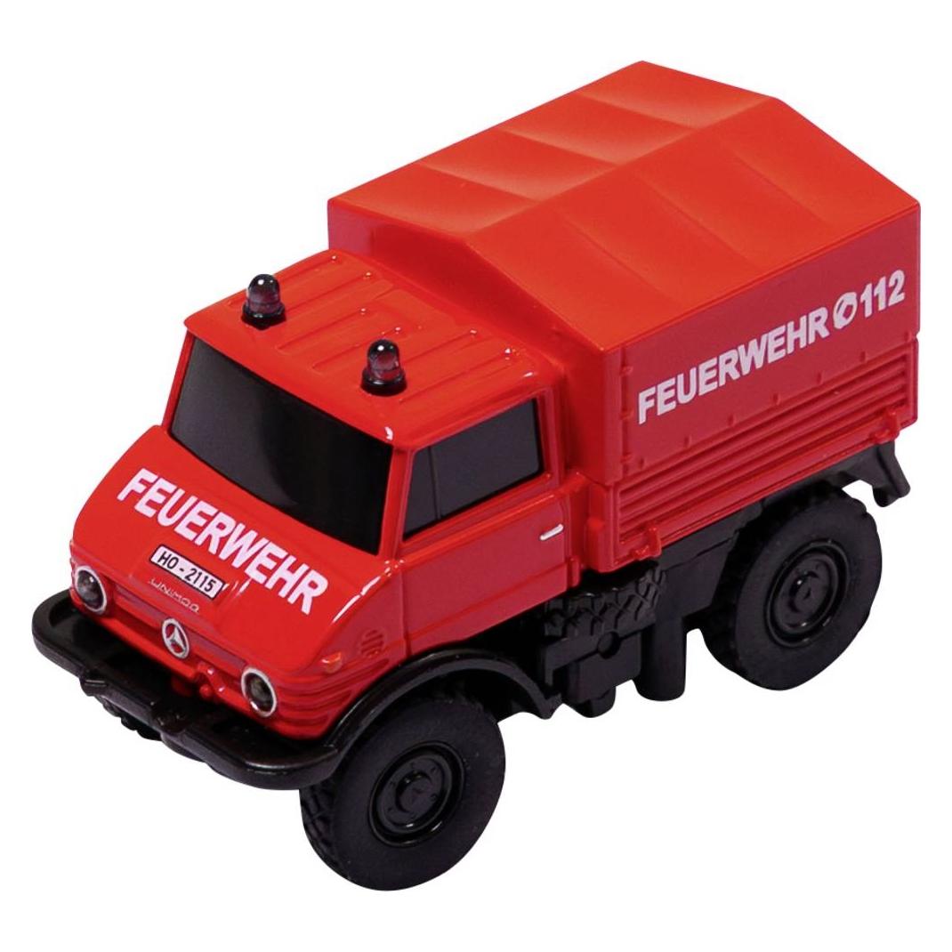 Carson 1:87 M-B Unimog U406 Feuerwehr 100% RTR (RTR Ready-to-Run) (500504178)