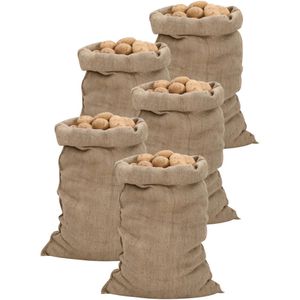 vidaXL Jutesack 155783, 340 g/m², 5 Stück, Gartensack, 60 x 105cm