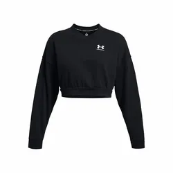 Damen-Sweatshirt Under Armour Rival Terry OS Crop Crw Größe: S /  schwarz