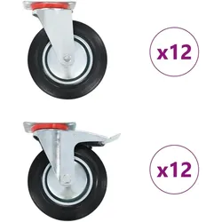 vidaXL, Möbelrollen, Lyla (24 Stück)