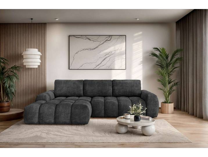 OTTO home Ecksofa AZITA L-Form, 270 cm - OTTO. Verlässliche Qualität., wahlweise als Schlafsofa m. Bettkasten, Bubble-Optik