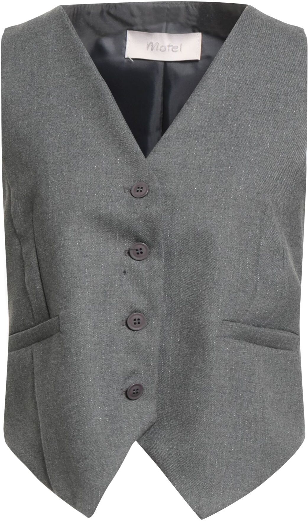 Motel Chaleco sartorial Mujer Gris S Mujer