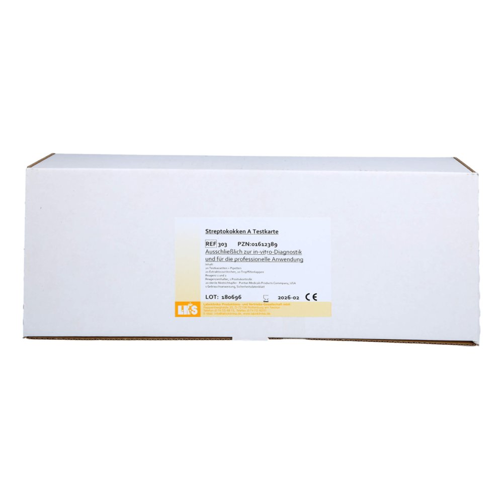 Laboklinika Produktions-und Vertriebs-Gesellschaft Streptokokken A Testkit 01612389