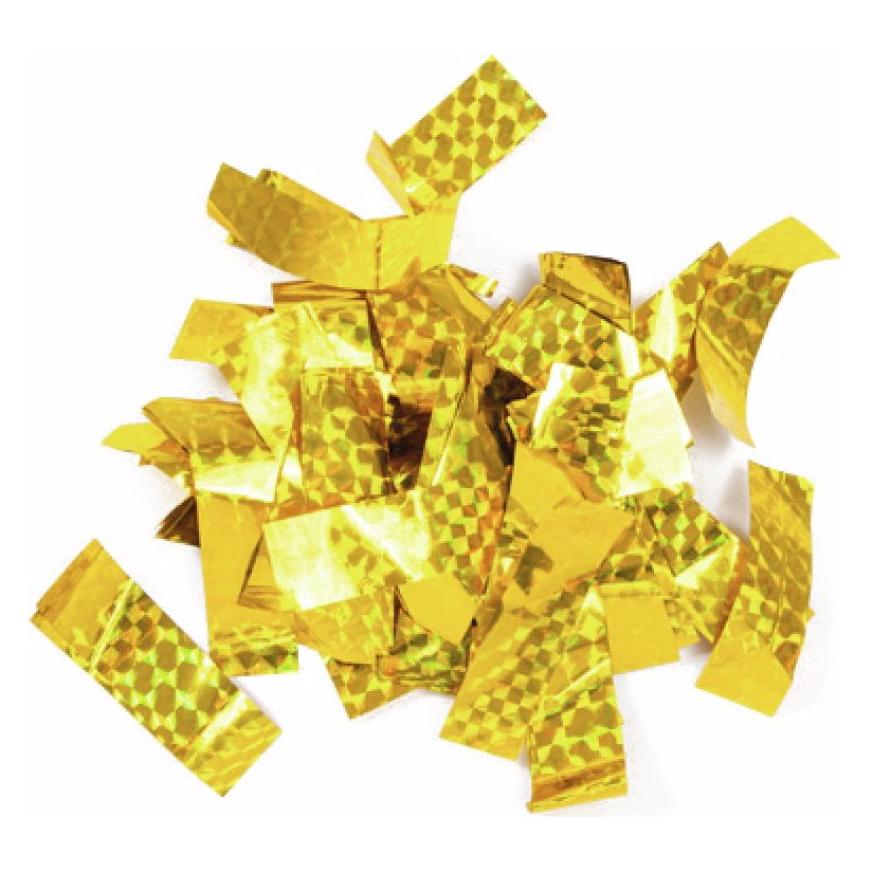 TCM Metallic Konfetti rechteckig 55x18mm, gold, Lasereffekt, 1kg (51708932)