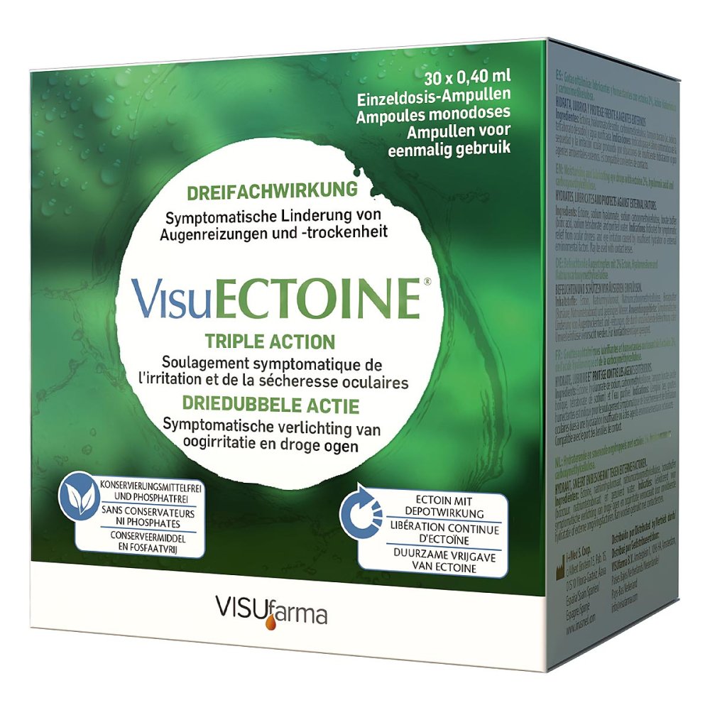 VISUfarma B.V. Visuectoine Augentropfen 17394032