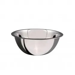 Tiefe Salatschüssel aus Edelstahl, Ø 24 cm, H 10 l, 2,5 Eco