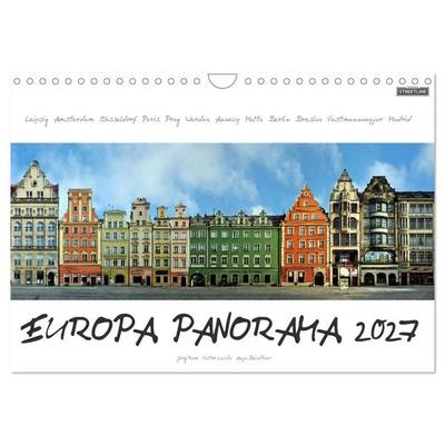 Europa Panorama 2027 (Wandkalender 2027 DIN A4 quer), CALVENDO Monatskalender