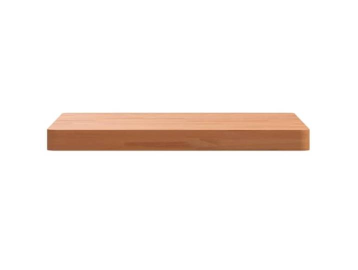 KTHLBRH Tischplatte 50 x 50 x 4 cm quadratisch Massivholz Buche Abgerundete Ecken, pflegeleichte Oberfläche, Wohnzimmertisch, lackierte Oberfläche