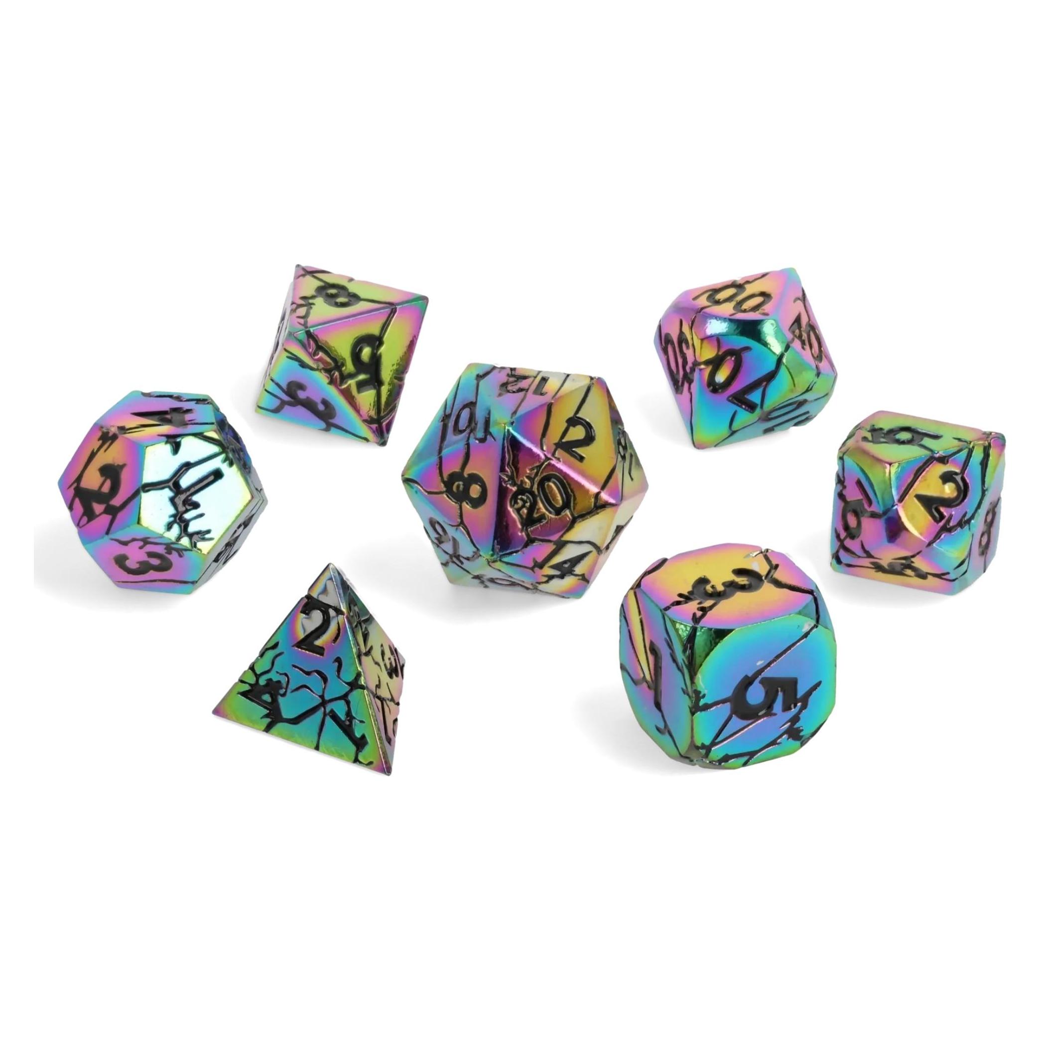 Glass Staff Prismshock Metal RPG Dice Set (70382357)