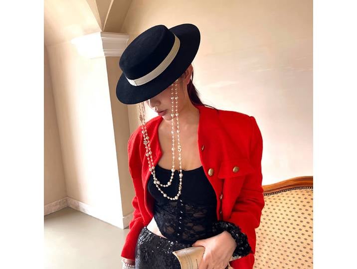 Chapeau Fedora en feutre de laine peu profonde pour femmes et hommes, casquettes de passerelle, haut de forme, décoration JODecoration, mode d'hiver, designer, personnalisé, haute qualité