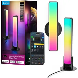 Govee, Beleuchtung Zubehör, H6056 Rgbicww Wifi + Bluetooth Flow Plus Light Bars, Matter Supported