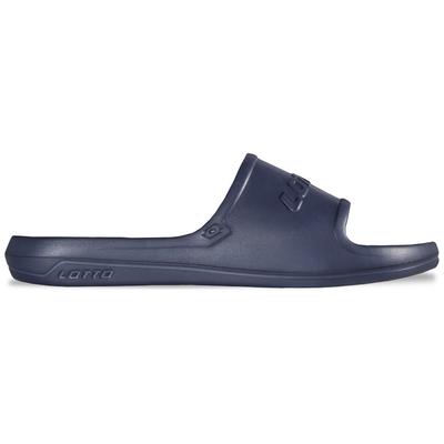 Badesandale LOTTO, Herren, Gr. 41, blau (navy), Synthetik, unifarben, Schuhe, - mit softem Fußbett