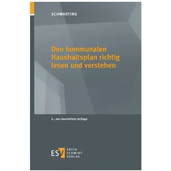 Den kommunalen Haushaltsplan richtig lesen und verstehen, Fachbücher von Gunnar Schwarting