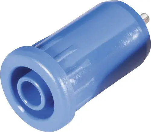 Schnepp BU 4800 bl Sicherheits-Laborbuchse Buchse, Einbau vertikal Stift-Ø: 4mm Blau