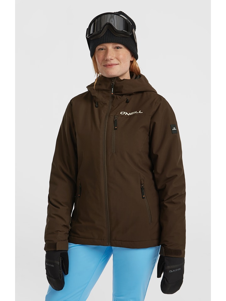 O'Neill Ski-/ Snowboardjacke in Braun - L