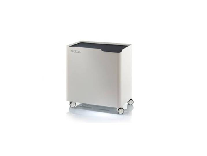 DON HIERRO - Recycling-Mülleimer – Effizientes Trennen mit Design & Rollen - ECOBOX 60L-Schwarz