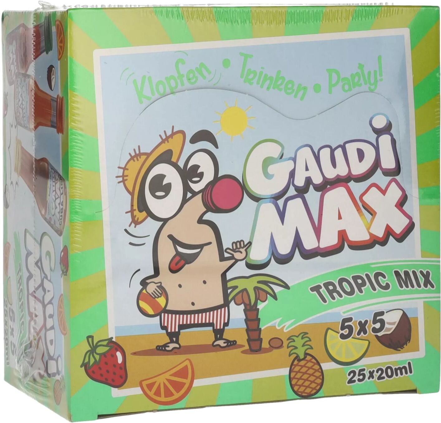 Gaudimax Shots Gaudi-Max TROPIC MIX 16,6% Vol. 25x0,02l