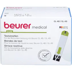 Beurer Gl48/Gl49 Blutzucker Teststreifen 50 ST