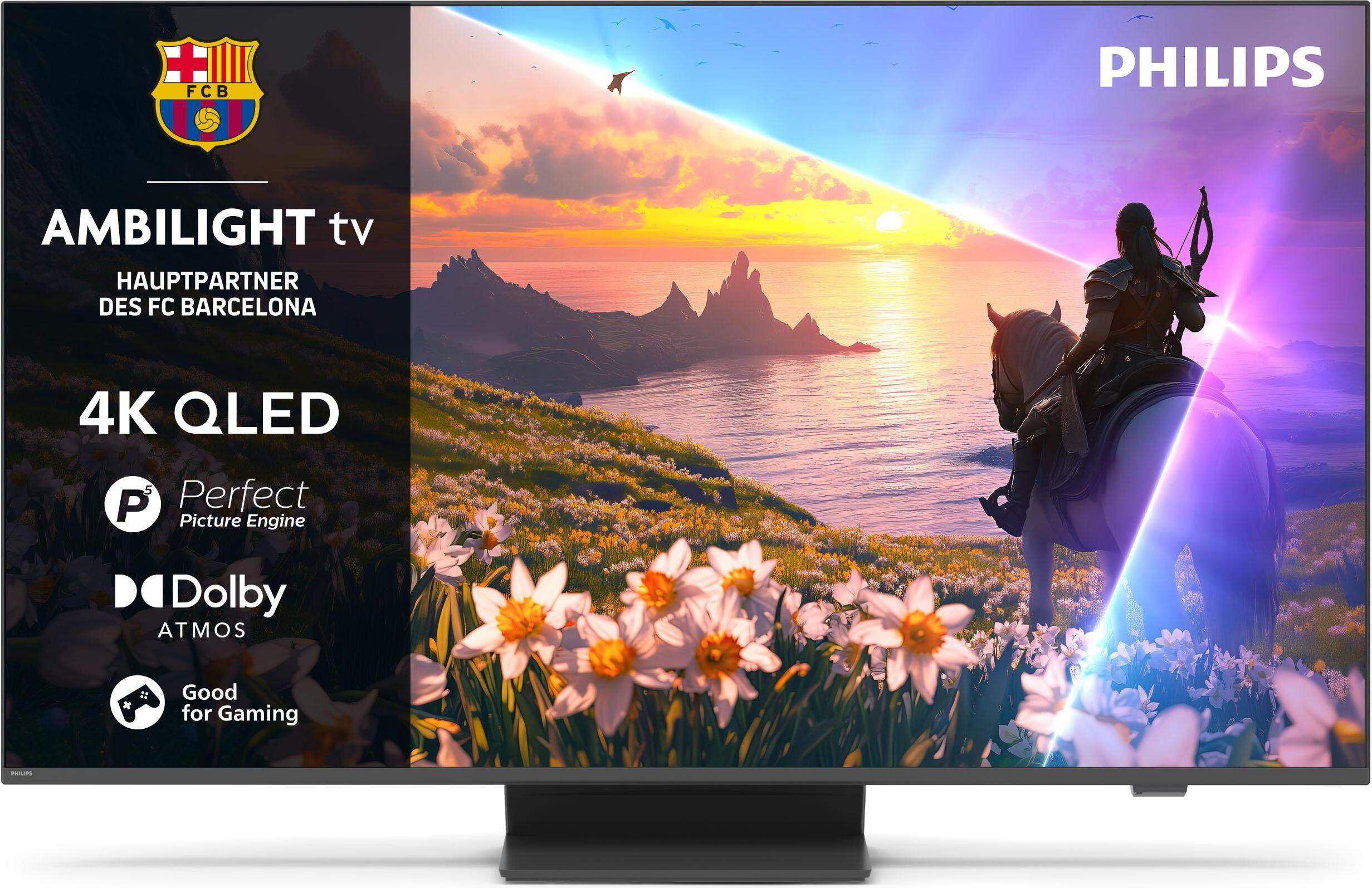 Philips 43PUS8600/12, 109,2 cm (43"), 3840 x 2160 Pixel, QLED, Smart-TV, WLAN, Schwarz