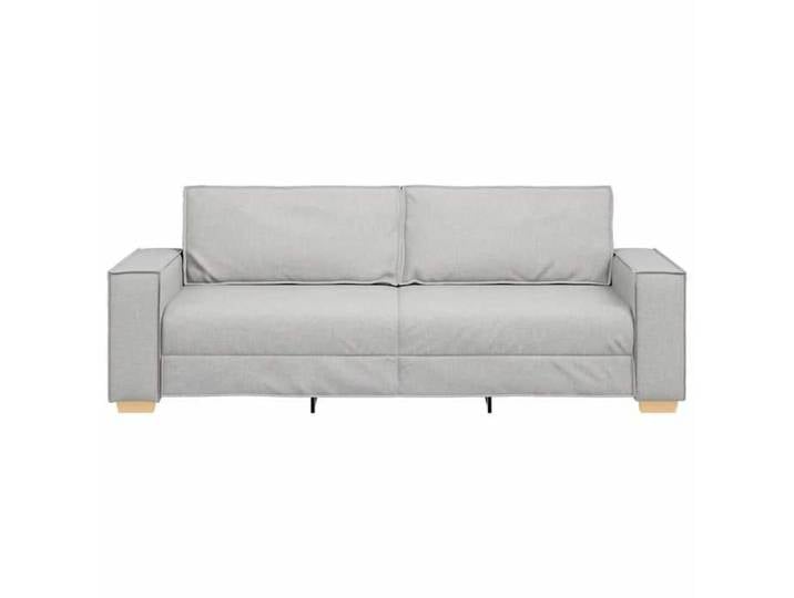 Canapé 3 places - NANAS - Sofa-3 PERSONNES - SOFA DE SALON - Gris nuage 220x78x84cm Tissu C5266887