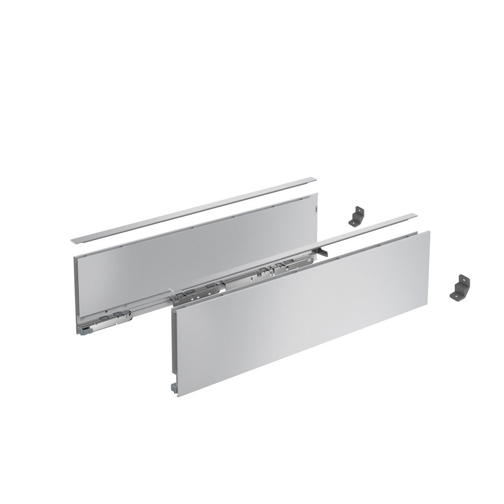 Hettich Möbel-Schubkastenzarge, AvanTech YOU, 400mm, links und rechts, silber 9353347