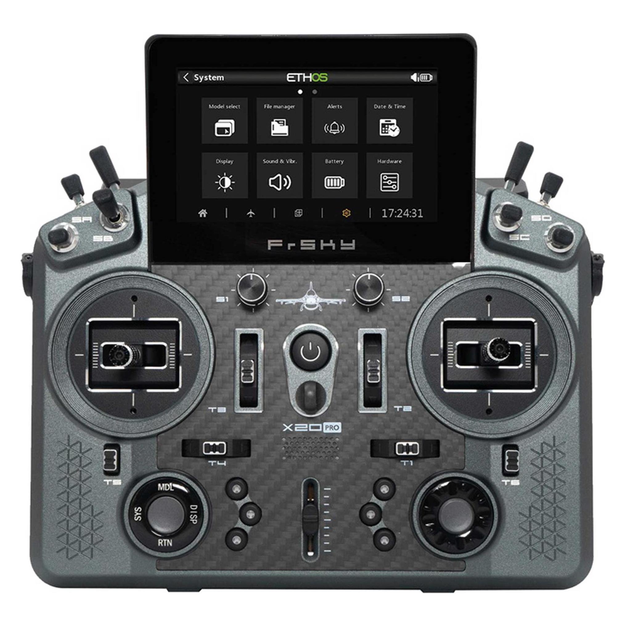 FrSky TANDEM X20 PRO AW Plain grey Senderset 2,4Ghz inkl Akku, Alu-Koffer (2216.015)