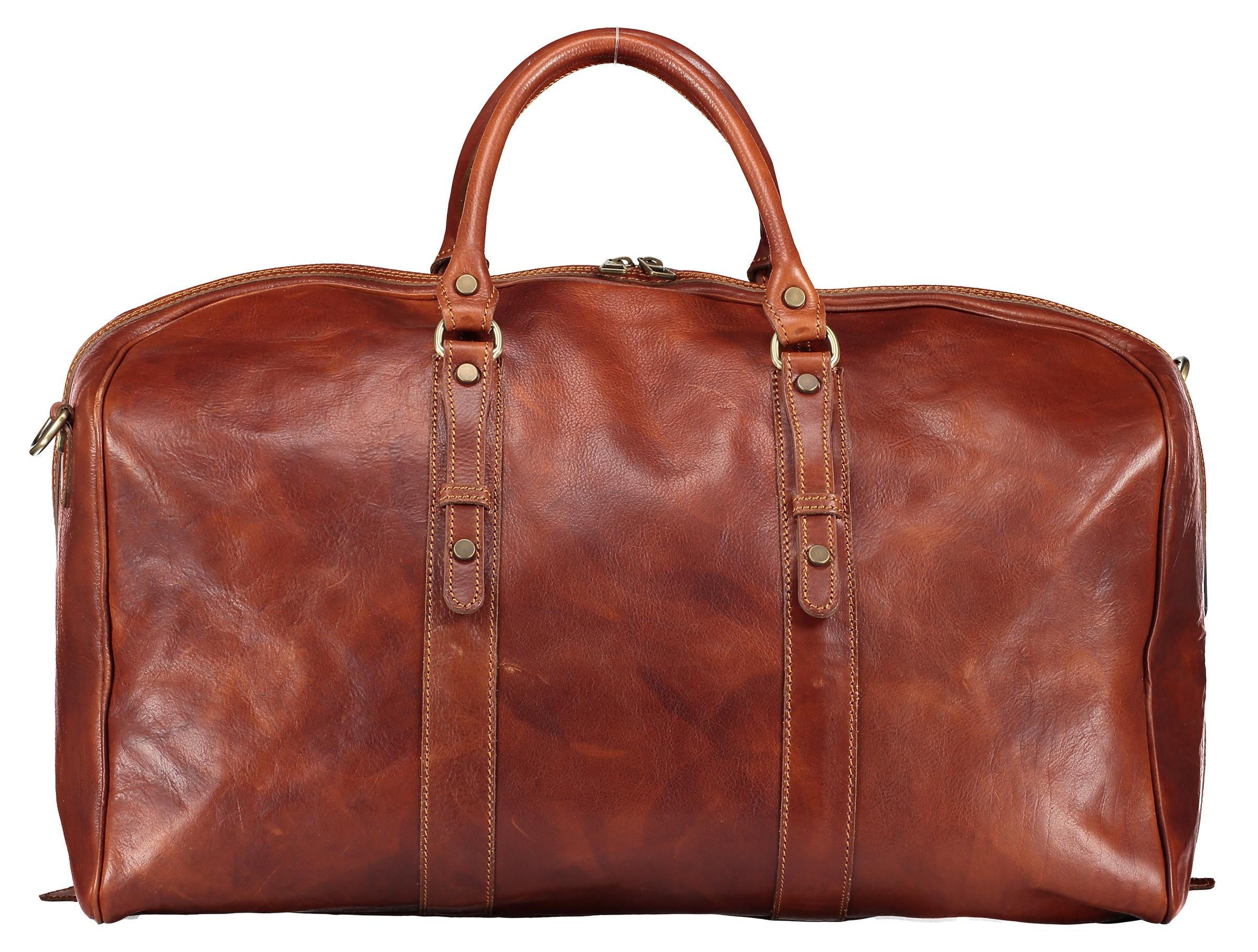 Hausfelder Manufaktur Reisetasche Braun onesize