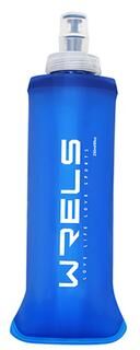 Perfect Picks Market Collapsible Silicone Water Bottle For Outdoor Adventures Portable & Space Saving For Hiking, Runn dark Blue 250ml