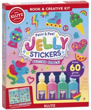 Klutz: Paint & Peel Jelly Stickers: Glitter Goals!