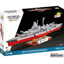 Cobi Historical Collection World War II Battleship 4854 Bismarck 4854