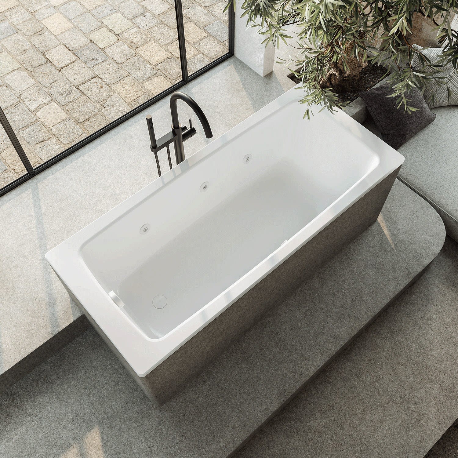 Kaldewei Cayono 750 Whirlpool mit BODY Whirlsystem