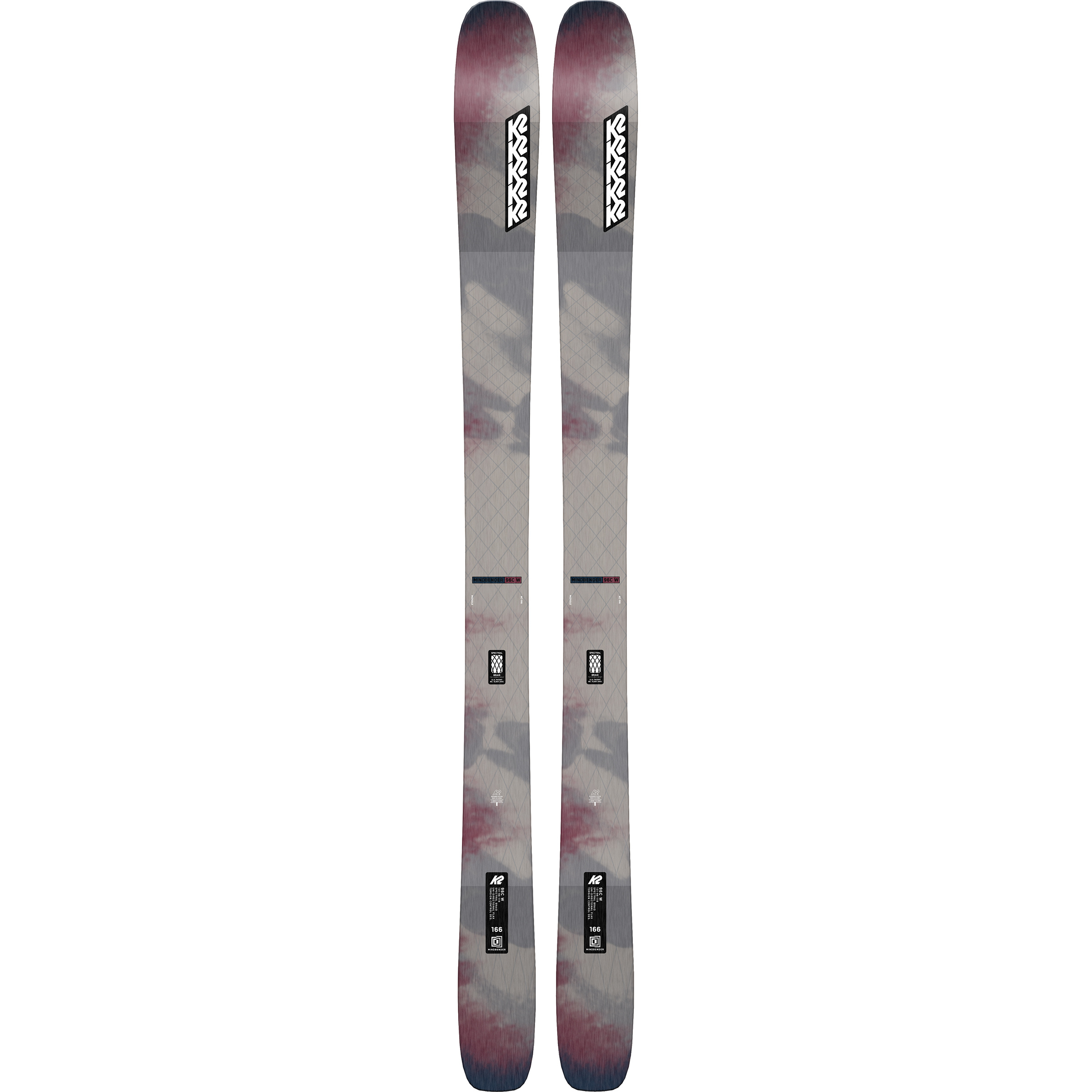 K2 Mindbender 96C Freerideski 24/25 Damen Ski weiss Größe 148cm Freeride