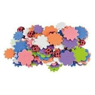Brewis Schaumstoff-Blumenaufkleber 88 Stk (88 Sticker) (47603581)