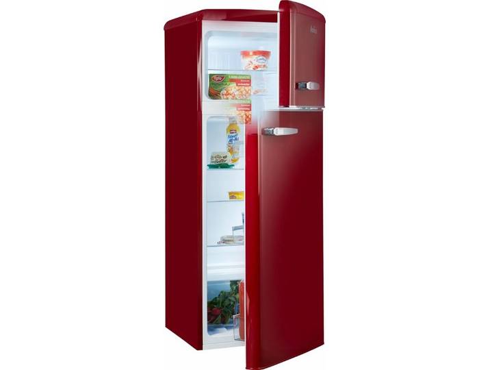 Amica Kühl-/Gefrierkombination KGC1563 R, 144 cm hoch, 55 cm breit