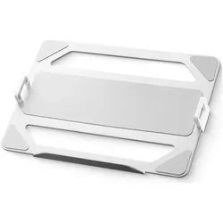 One for All Laptop Holder Universal Premium DM 0030, Notebook Ständer, Weiss, Silber
