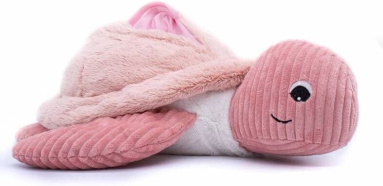 Les Déglingos Peluche Les Ptipotos : Tortue géante Sauvenou rose
