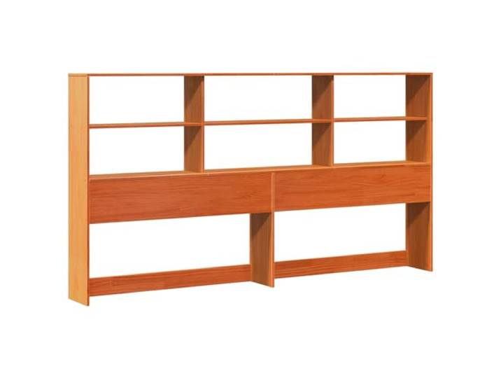 KTHLBRH Bett Super King 180 x 200 cm mit Kopfteil und Stauraum Massives Kiefernholz, modernes Design, einfache Montage, 200 kg Kapazität
